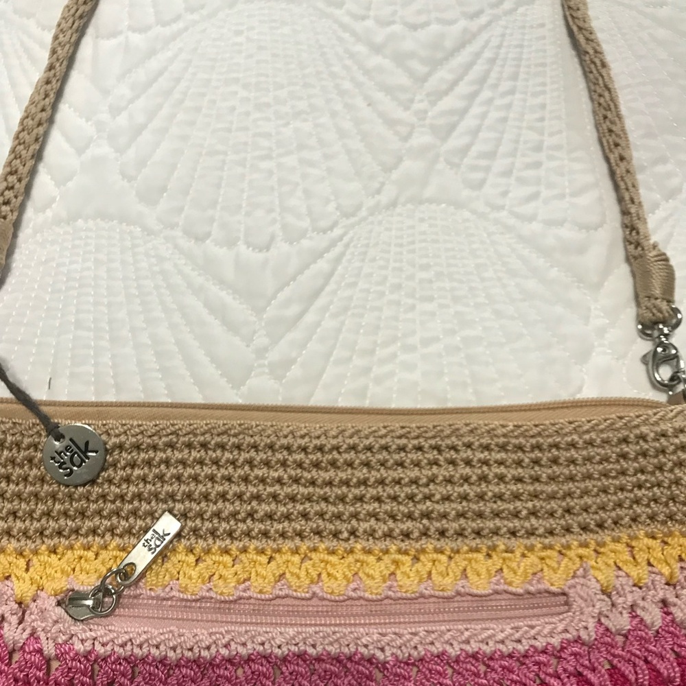 The Sak Rainbow crocheted crossbody bag - Picture 3 of 8